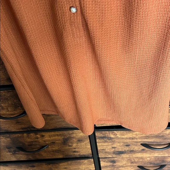 89th & Madison Sleeveless Rust Blouse - Picture 5 of 8